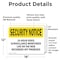 Signmission 24 Hour Video Surveillance OSHA Security Notice Sign, Vinyl Decal, 18in W x 12in L, 2PK OS-2PACK-SN-D-1218-L-11499 - alternate 5